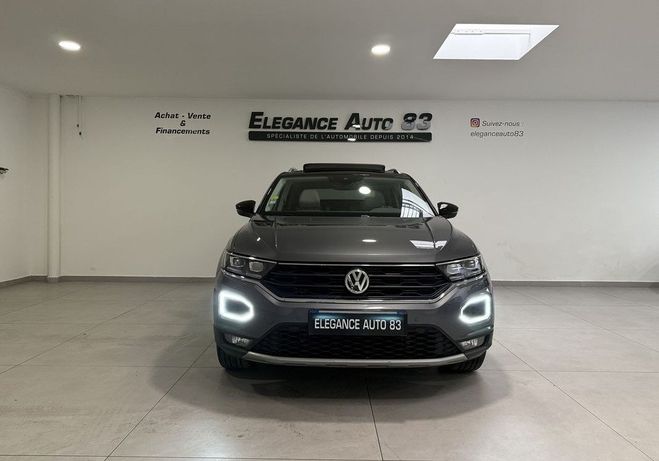 Volkswagen T Roc 2.0 TDI 150CH CARAT EXCLUSIVE DSG7 EURO6 Gris de 2019