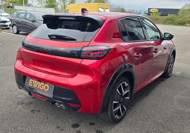 Peugeot 208 ii 1.2 hybrid 136ch gt e-dcs6 i-cockpit- Rouge de 2024