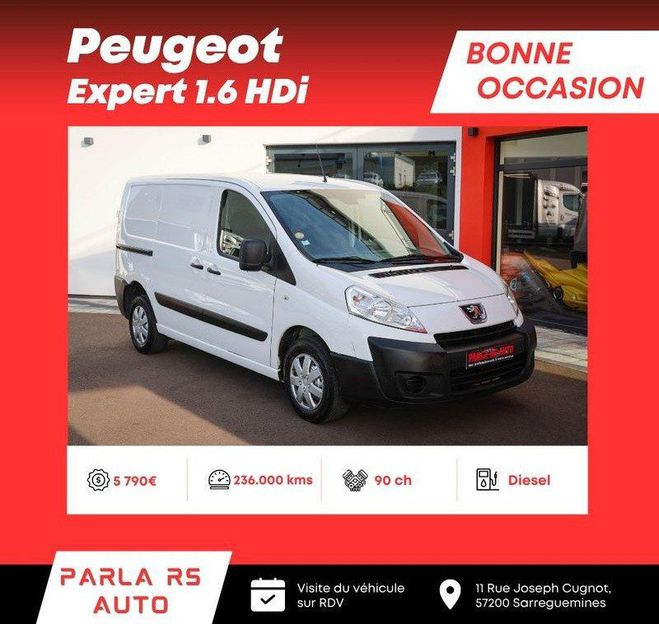 Peugeot Expert 1.6 HDi 90ch 3 places Blanc de 2008