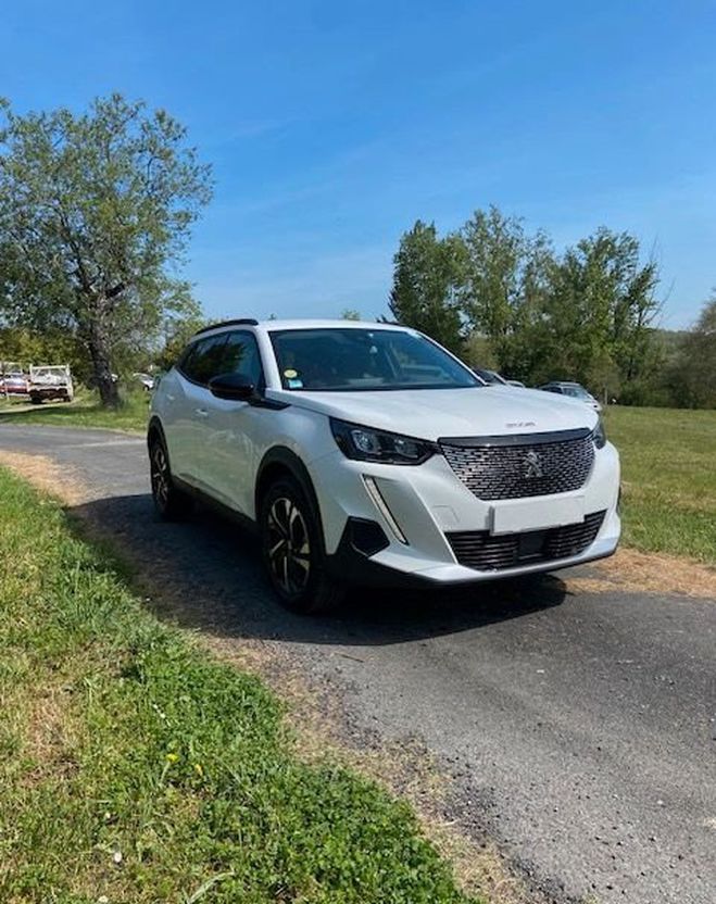Peugeot 2008 Suv allure pack bhdi 110 bvm6 Blanc de 2022