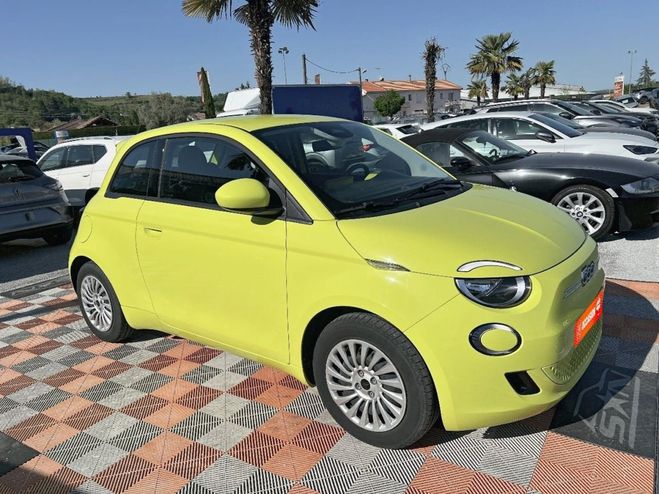 Fiat 500 e Electrique 95 NOUVELLE GPS Cam�ra Batt Vert Clair de 2024