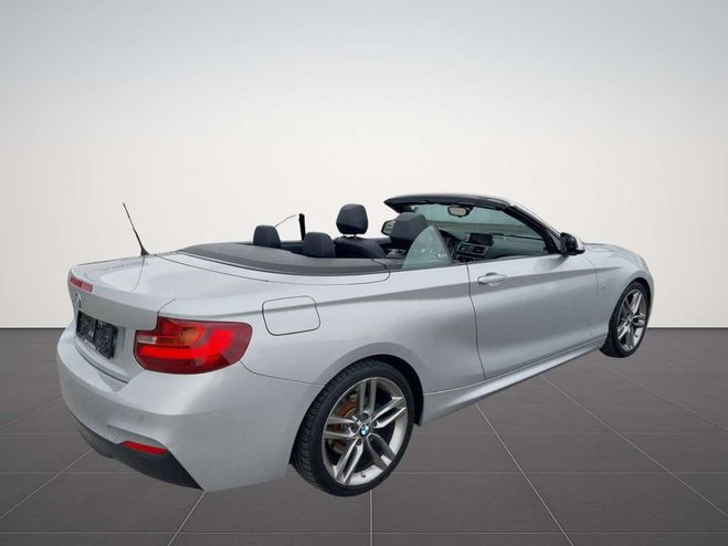 BMW Serie 2 218 Cabrio -CUIR-GPS-BLUETOOTH-GARANTIE- Gris M�tallis� de 