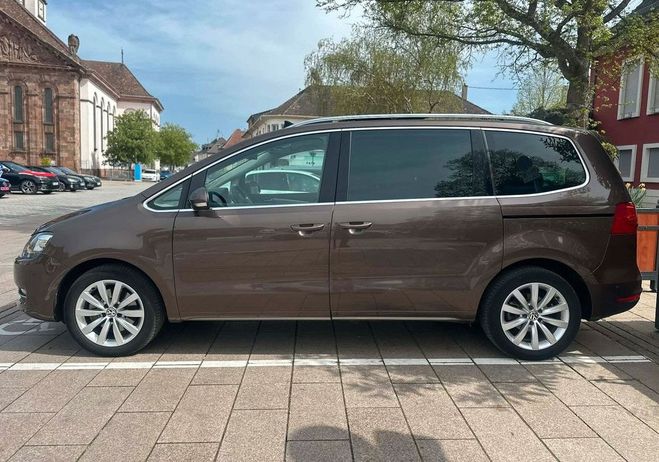 Volkswagen Sharan 2.0 tdi carat 7 places   camera de recul Marron de 2013