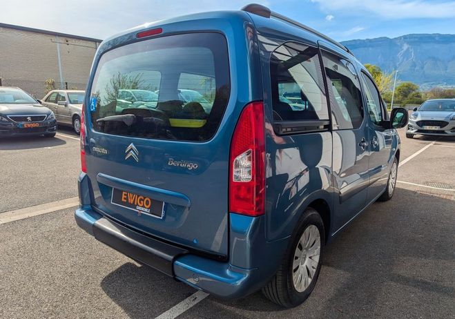 Citroen Berlingo multispace 1.6l 90ch transport pmr tpmr  Bleu de 2008