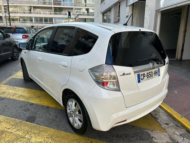 Honda Jazz 1.3 I-VTEC 88 HYBRID LUXURY Blanc de 2012