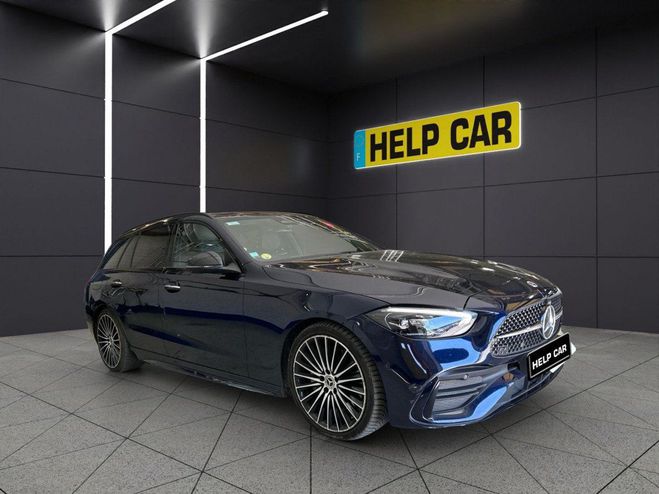 Mercedes Classe C BREAK 220 D 197CH AMG LINE 4MATIC Bleu F de 2022