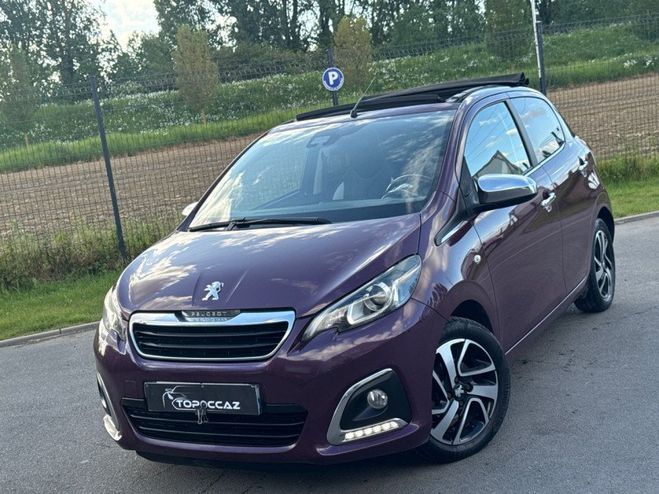 Peugeot 108 1.2 ESS 82CH ALLURE 5P * TOIT OUVRANT *  VIOLET de 2017