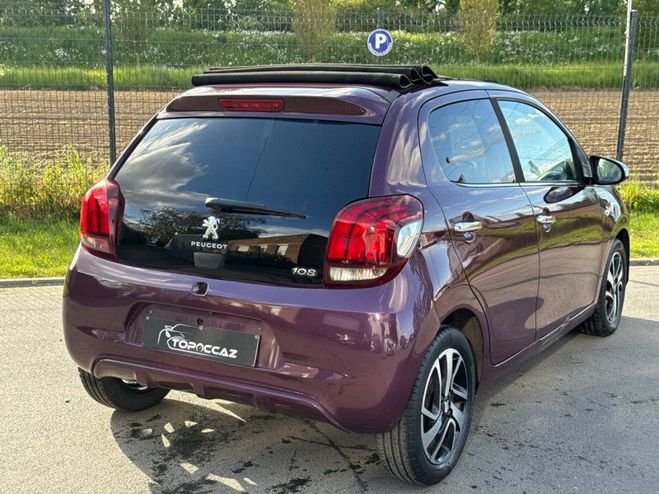 Peugeot 108 1.2 ESS 82CH ALLURE 5P * TOIT OUVRANT *  VIOLET de 2017