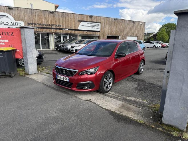 Peugeot 308 1.5 BlueHDi S&S - 130 GT Line gps   clim ROUGE FONCE de 2020