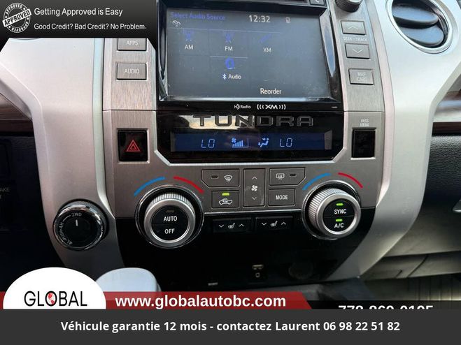 Toyota Tundra limited crew max 4x4 tout compris hors h Rouge de 2019