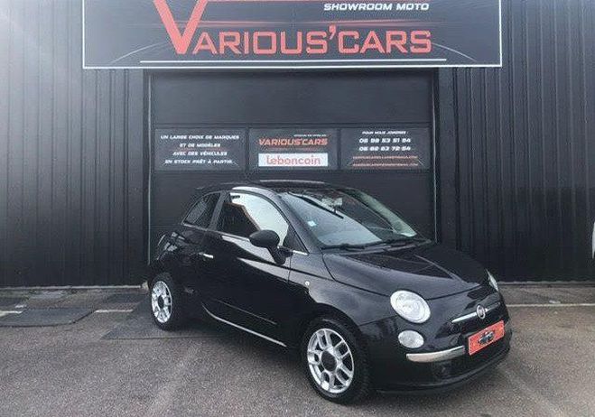 Fiat 500 0.9 8V TWINAIR 85CH S&S Noir de 2011