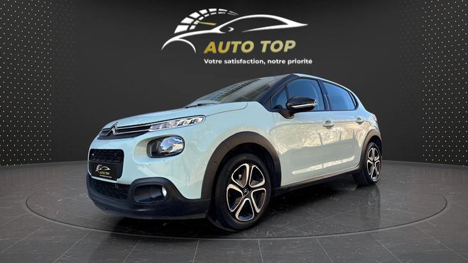 Citroen C3 PURETECH 110CH FEEL S&S EAT6 VERT de 2017