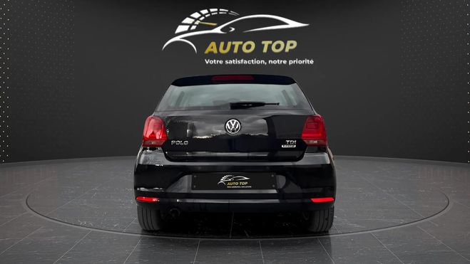 Volkswagen Polo 1.4 TDI 90CH BLUEMOTION TECHNOLOGY CARAT NOIR de 2015