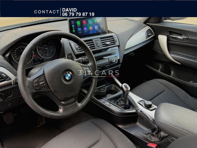 BMW Serie 1 114d 95 cv - Phase 2 LCI NOIR de 2016