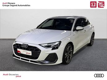  Voir d&eacute;tails -Audi A3 Berline 35 TFSI 150ch Mild Hybrid S line &agrave; Monaco (98)