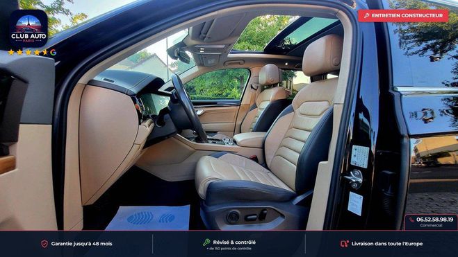 Volkswagen Touareg CARAT 3.0 TDi 286 4MOTION TIPTRONIC BVA Noir de 2018