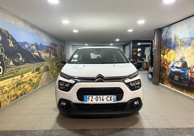Citroen C3 1.5 bluehdi 100ch 2 places bvm 6 feel 05 Blanc de 2021