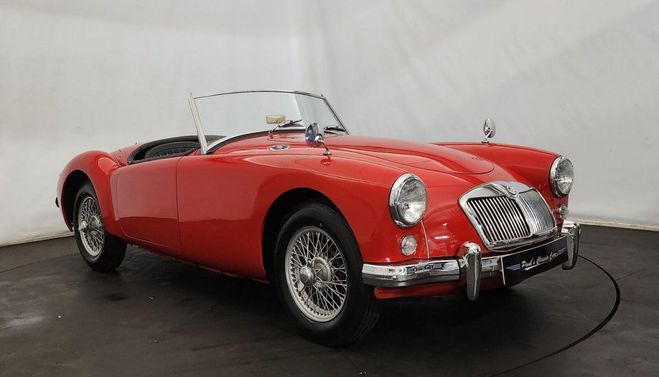 MG MGA A 1500 cabriolet Rouge de 1959