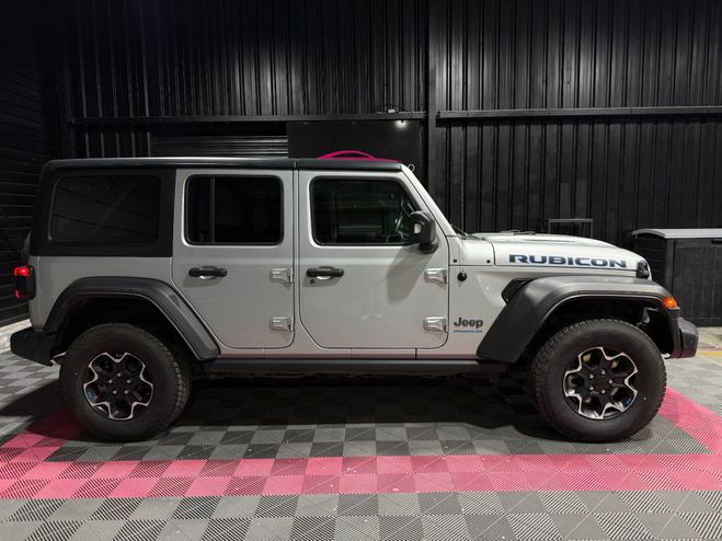 Jeep Wrangler Unlimited 4xe 2.0 l T 380 ch PHEV 4x4 BV Gris de 2022