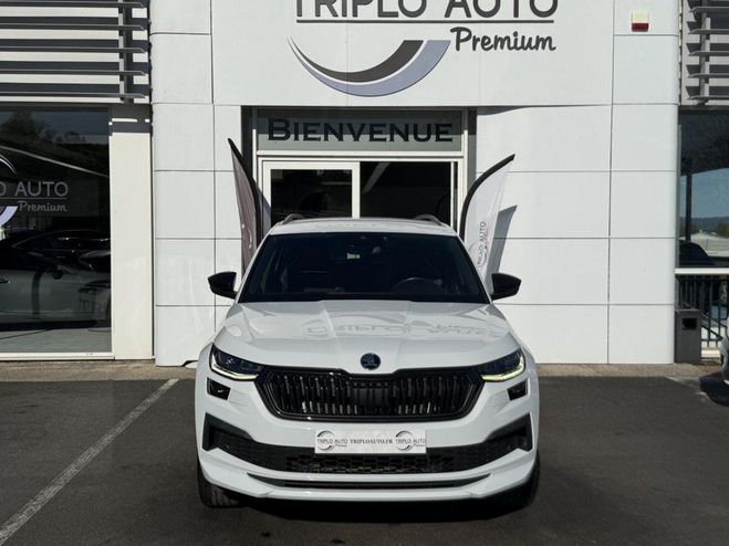 Skoda Kodiaq 2.0 TDI SCR - 150 - BV DSG7 7pl Sportlin BLANC de 2022