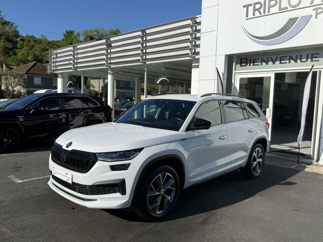 Skoda Kodiaq 2.0 TDI SCR - 150 - BV DSG7 7pl Sportlin BLANC de 2022
