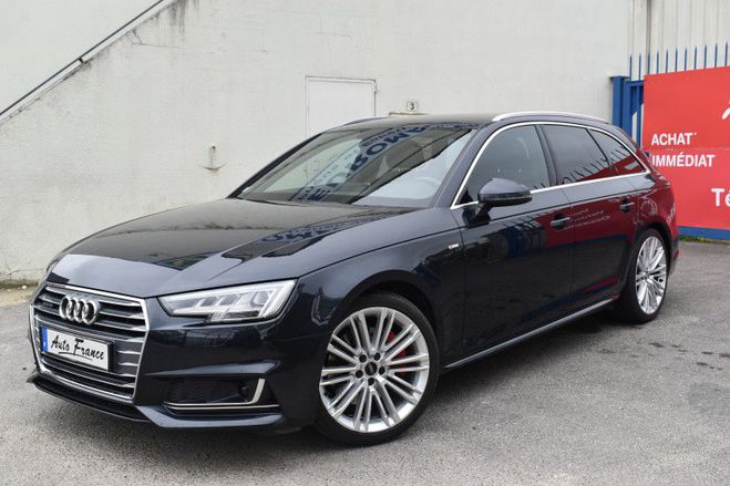 Audi A4 2.0 TFSI 252CH S LINE QUATTRO S TRONIC 7 BLEU F de 2016