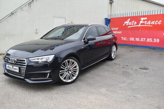 Audi A4 2.0 TFSI 252CH S LINE QUATTRO S TRONIC 7 BLEU F de 2016