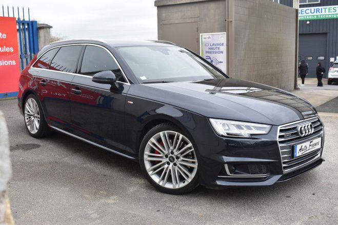 Audi A4 2.0 TFSI 252CH S LINE QUATTRO S TRONIC 7 BLEU F de 2016