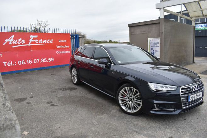 Audi A4 2.0 TFSI 252CH S LINE QUATTRO S TRONIC 7 BLEU F de 2016