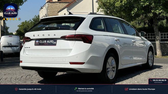 Skoda Octavia Combi 2.0 TDI 116 ch DSG7 Business Blanc de 2021