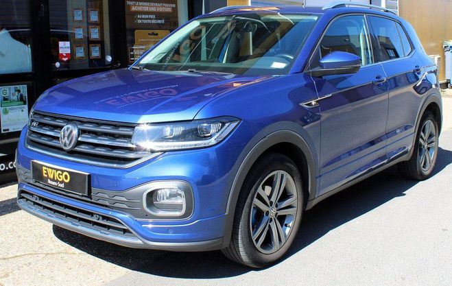 Volkswagen T Cross 1.0 tsi 115 ch r-line dsg7 Bleu de 2019