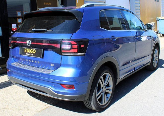 Volkswagen T Cross 1.0 tsi 115 ch r-line dsg7 Bleu de 2019