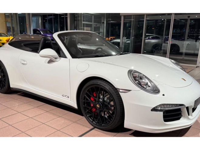 Porsche 911 991 Carrera 4 GTS Cabriolet BLANC de 2015