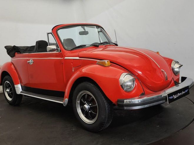 Volkswagen Coccinelle cabriolet Rouge de 1975