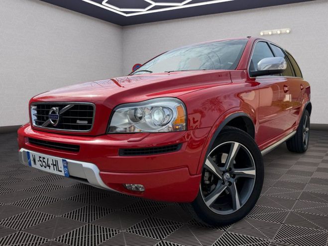Volvo XC90 D5 AWD R-Design 200ch Geartronic 7 PLACE Rouge de 2012