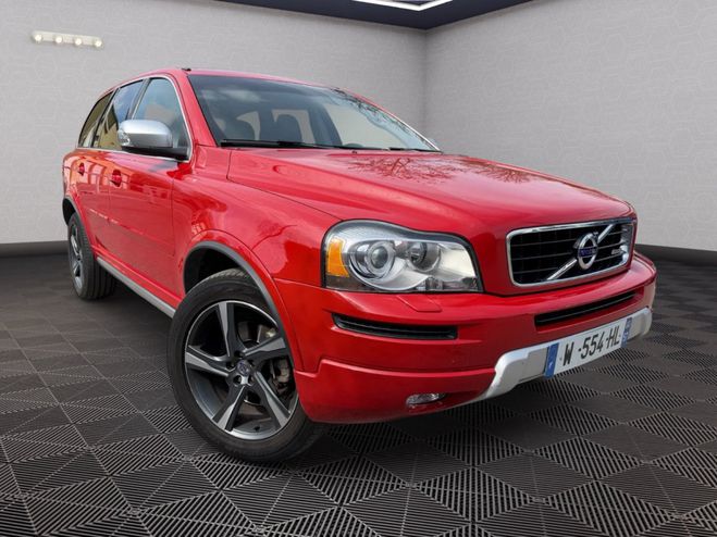 Volvo XC90 D5 AWD R-Design 200ch Geartronic 7 PLACE Rouge de 2012