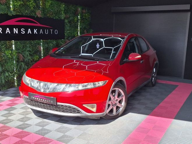 Honda Civic 2.2 140 ch i-CTDI Intuiti ~ 4 Pneus Neuf Rouge de 2009