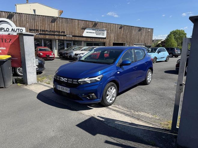 Dacia Sandero 1.0 ECO-G - 100 Expression clim + camera BLEU FONCE de 2024