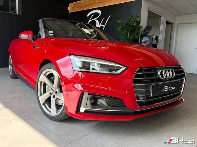 Audi A5 CABRIOLET S-LINE 2.0 TFSI 250cv QUATTRO  Rouge de 2017