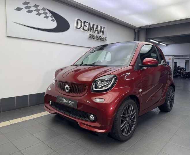 Smart Fortwo Coup� 0.9 Turbo Prime Auto- Cuir Brabus  Rouge M�tallis� de 