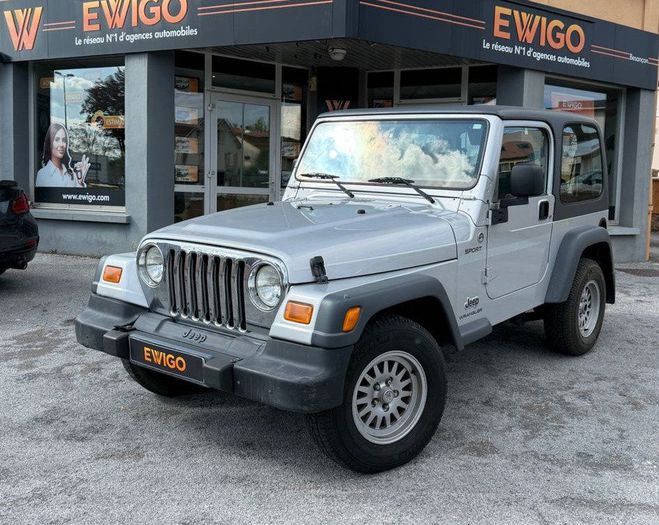Jeep Wrangler 2.4 145 ch sport awd hard top  soft top Gris de 2005