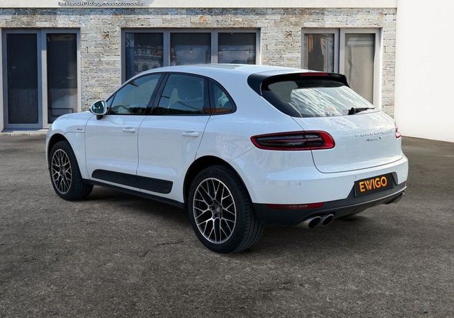 Porsche Macan 3.0 diesel 258 s v6 bva 7 pdk pack chron Blanc de 2014
