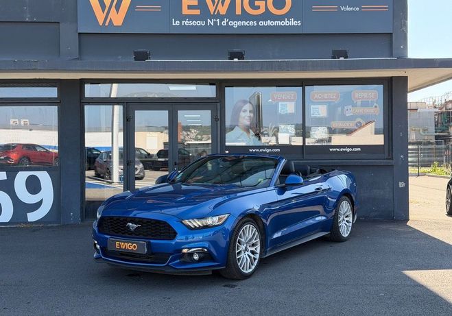 Ford Mustang cabriolet 2.3 317ch premium bva Bleu de 2016