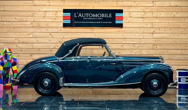 Mercedes 220 benz ( w187 ) cabriolet type a Bleu de 1960