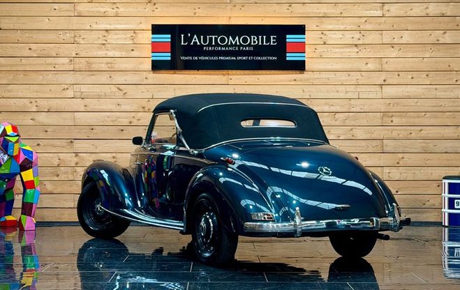 Mercedes 220 benz ( w187 ) cabriolet type a Bleu de 1960