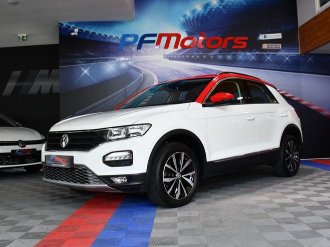 Volkswagen T Roc Lounge 1.0 TSI 115 BVM6 GPS ACC Front Li Blanc / Rouge de 2018