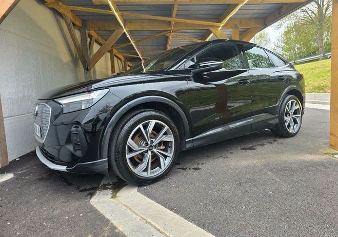 Audi Q4 E-Tron sportback 170cv 125kw 08-2022 499 Noir de 2022