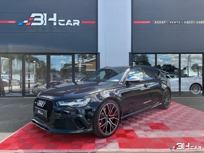 Audi RS6 AVANT 4.0 TFSI 605 PERFORMANCE QUATTRO T Noir de 2018
