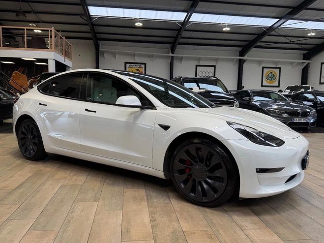 Tesla Model 3 Model-3 PERFORMANCE 4WD DUAL 515CV 82 KW Blanc de 2022