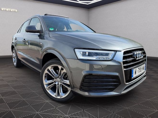 Audi Q3 2.0 TDI 185 quattro S line 2015 SUV GPS  Gris de 2015